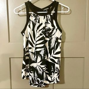 EXPRESS Floral Print Sleeveless Top Size S
